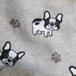 Buldogos barna standard babzsák
