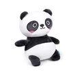 kifordítható Panda plüss és utazópárna egyben, polisztirol gyöngytöltettel