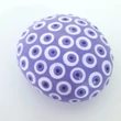 evil eye pontozott kavics - lila
