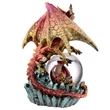 Részletgazdag fantasy sárkány figura, 18 cm magas