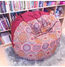 Mandala-bordó-fánk-babzsák
