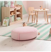 Rózsaszín teddy puff padlópárna 60 cm