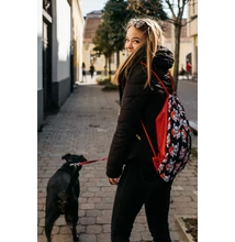 Bulldogos gymbag piros-fekete