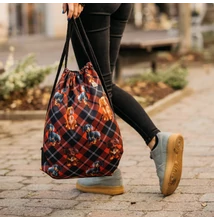 Tacskós gymbag piros skótkockás alapon