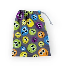 Tisztasági zsák oviba, suliba, Szürke smiley