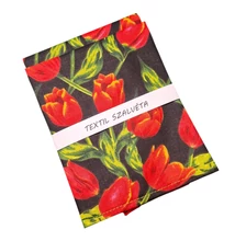 textil szalvéta gyerekeknek iskolakezdéshez – mosható pamut uzsonnás szalvéta