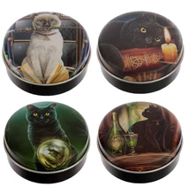 Misztikus macskás Lisa Parker ajakbalzsam fém tégelyben 5x5x2 cm