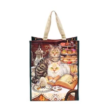 Misztikus macskákkal díszített bevásárlótáska, amely az intuíció és a belső bölcsesség energiáját hordozza. Tágas, strapabíró és különleges megjelenésű.