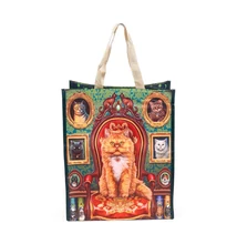 Misztikus macskákkal díszített bevásárlótáska, amely az intuíció és a belső bölcsesség energiáját hordozza. Tágas, strapabíró és különleges megjelenésű.