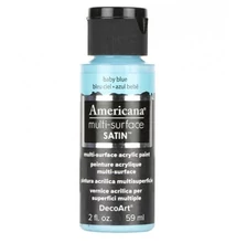 DecoArt Americana multi-surface selyemfényű akril festék, Baby Blue