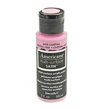 DecoArt Americana multi-surface selyemfényű akril festék, Pink Cadillec