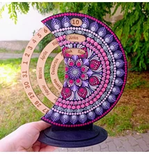 pontozott mandala öröknaptár