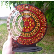 pontozott mandala öröknaptár