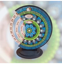 pontozott mandala öröknaptár