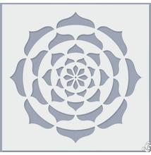 mandala stencil pontfestéshez