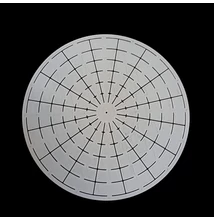 Stencil pontozott mandalákhoz, 30cm, 16-os osztás