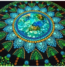 mandala pontozott