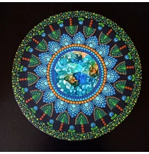 mandala pontozott