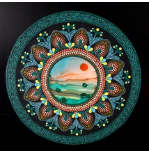 mandala pontozott