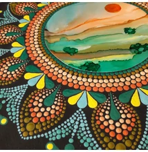 mandala pontozott