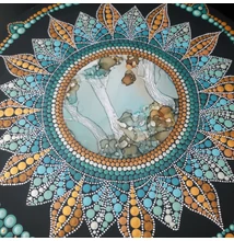 mandala pontozott
