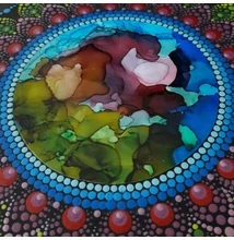 mandala pontozott