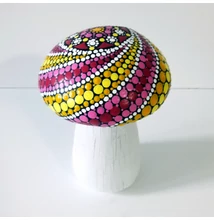 Pontfestett gomba pink