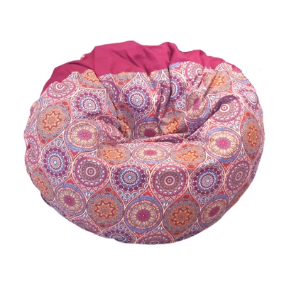 Mandala-bordó-fánk-babzsák
