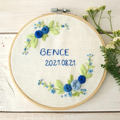 hímzett kép