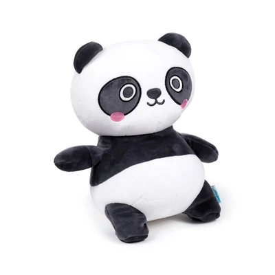 kifordítható Panda plüss és utazópárna egyben, polisztirol gyöngytöltettel