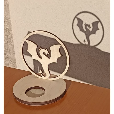 fa mécsestartó