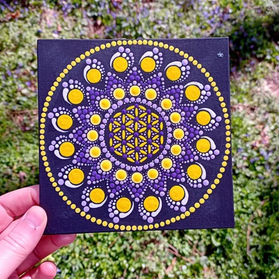 mandala pontozott