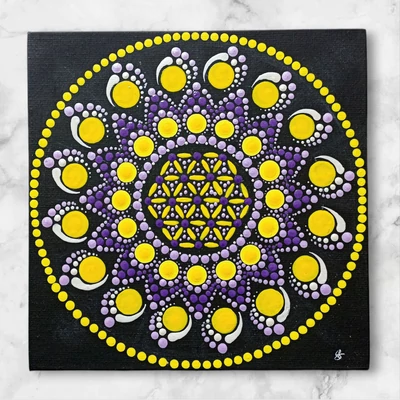 pontozott mandala