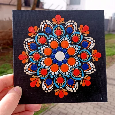 mandala pontozott