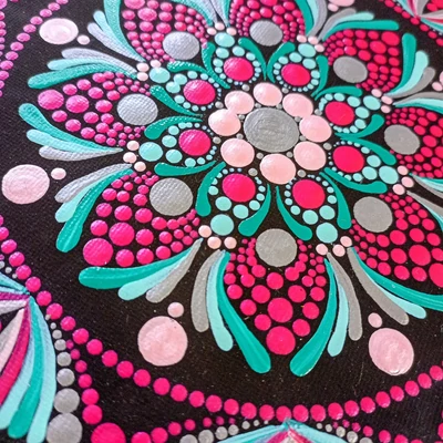 pontozott mandala