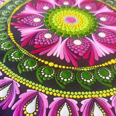 pontozott mandala