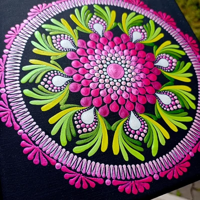 pontozott mandala