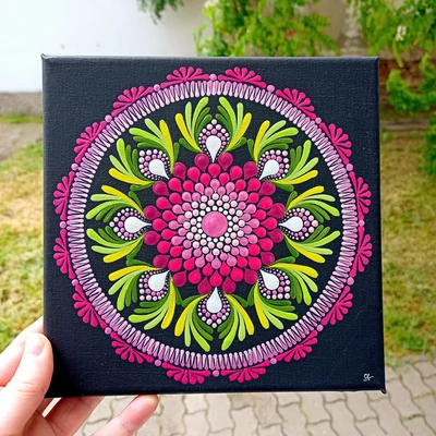 pontozott mandala