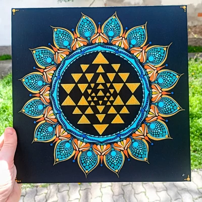 pontozott mandala