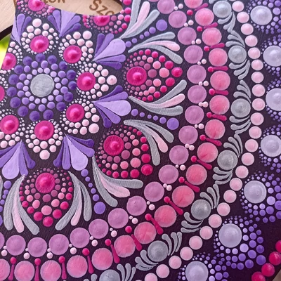 pontozott mandala öröknaptár