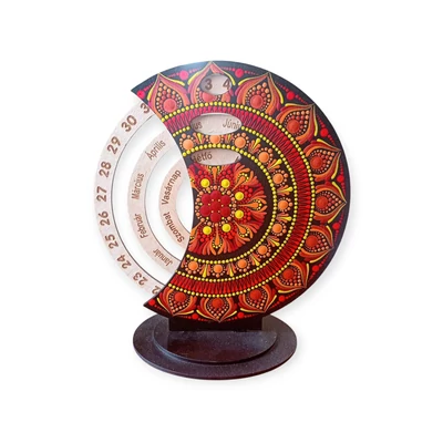pontozott mandala öröknaptár