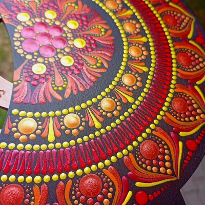 pontozott mandala öröknaptár
