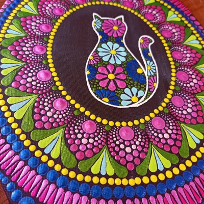 pontozott mandala