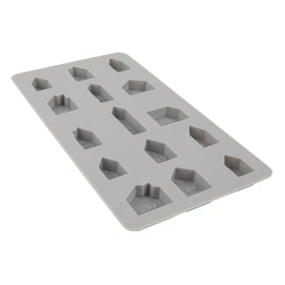 Szilikon öntőforma mini házak