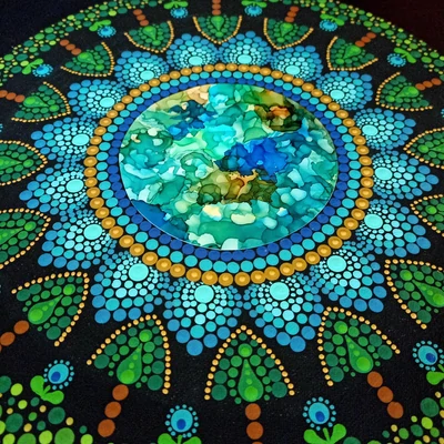 mandala pontozott