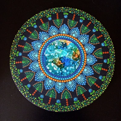 mandala pontozott