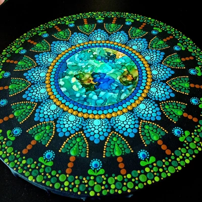mandala pontozott