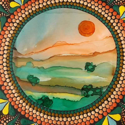 mandala pontozott