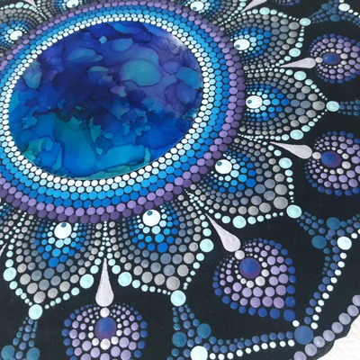 mandala pontozott