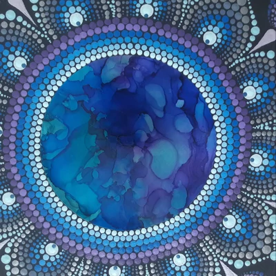 mandala pontozott
